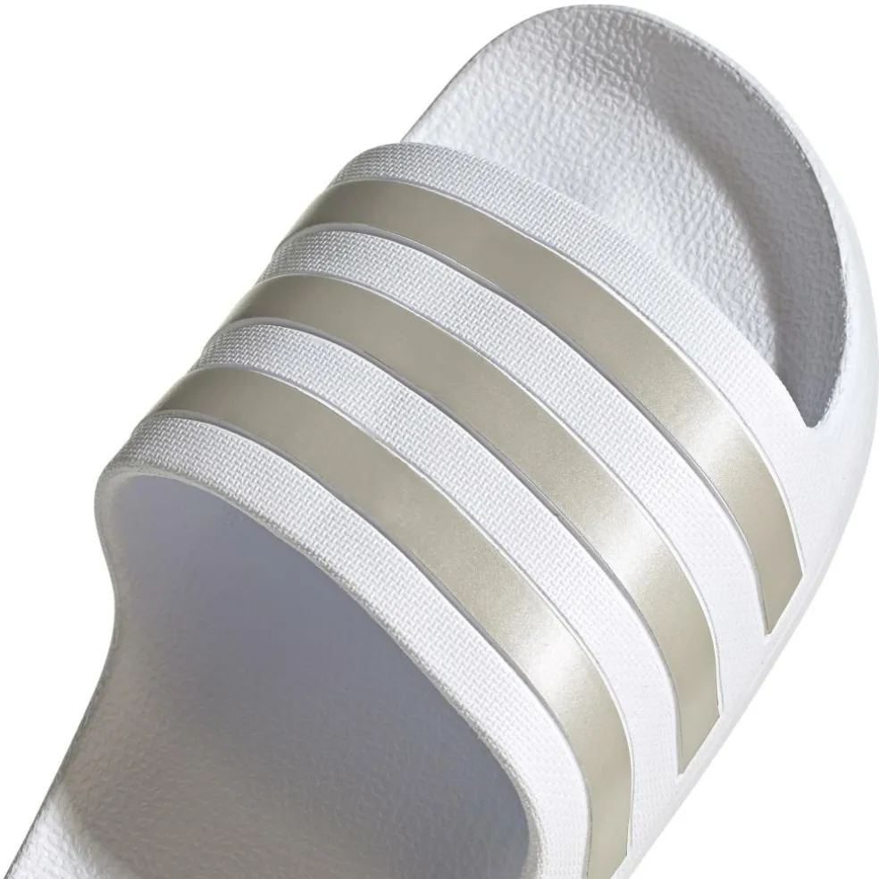 Adidas Adilette Aqua slippers cloud white platinum metallic
