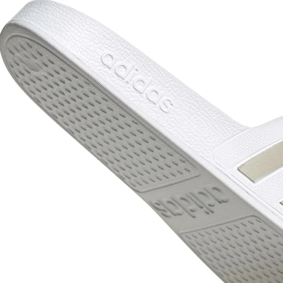 Adidas Adilette Aqua slippers cloud white platinum metallic
