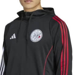 Adidas Ajax Tiro 24 hoodie heren black white bold red
