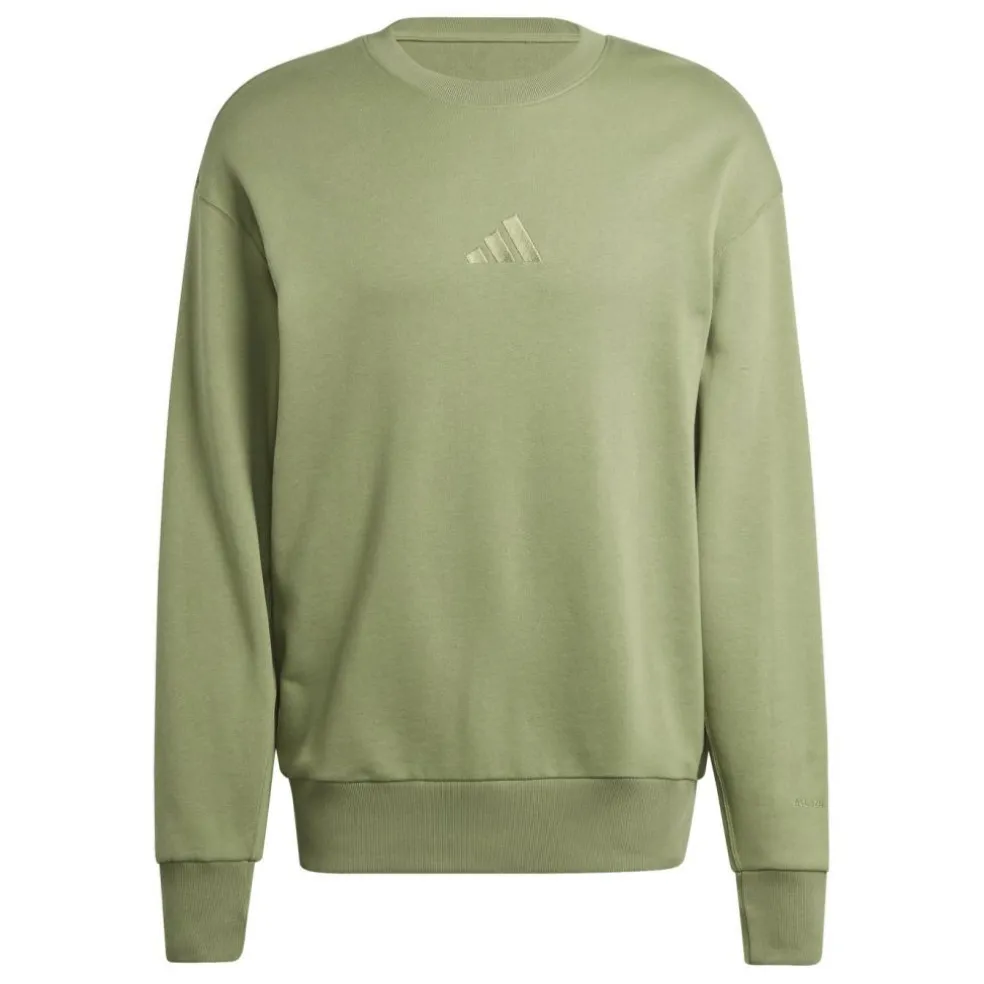 Adidas ALL SZN French Terry Crew sweater heren tent green