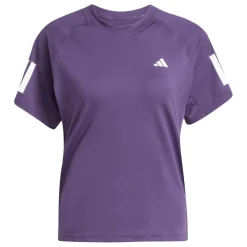 Adidas Club 3-Stripes Climacool tennisshirt dames burgundy