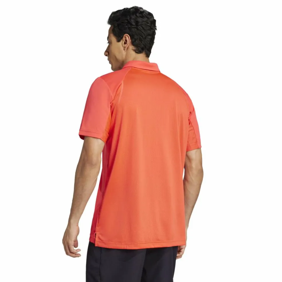 Adidas Club tennispolo heren semi lucid red