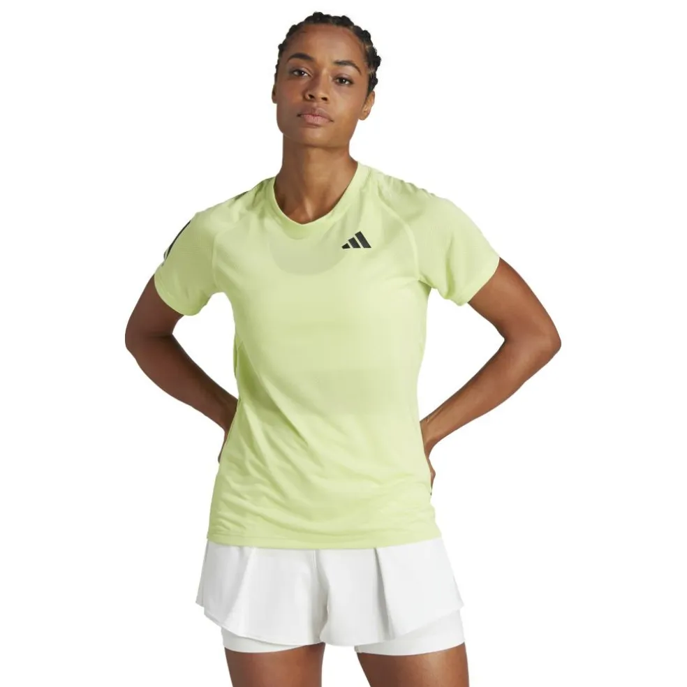 Adidas Club tennisshirt dames pulse lime