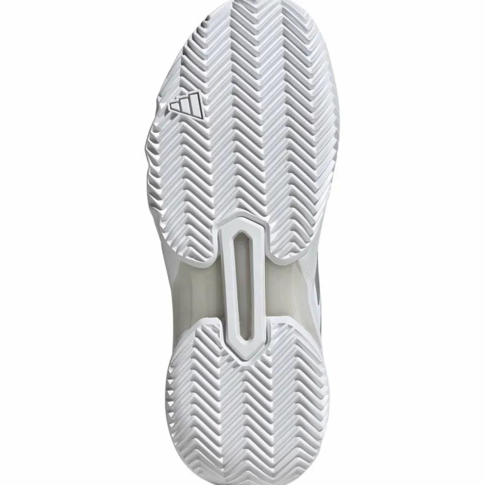 Adidas Courtjam Control 3 Clay tennisschoenen dames cloud white silver metallic grey one