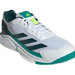 Adidas Courtquick padelschoenen heren cloud white cloud white aurora ivy