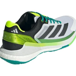 Adidas Crazyquick Boost padelschoenen heren cloud white core black lime burst