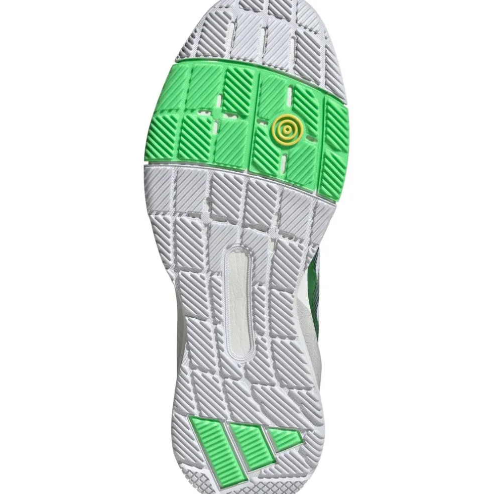 Adidas Crazyquick padelschoenen heren cloud white aurora ivy lime burst