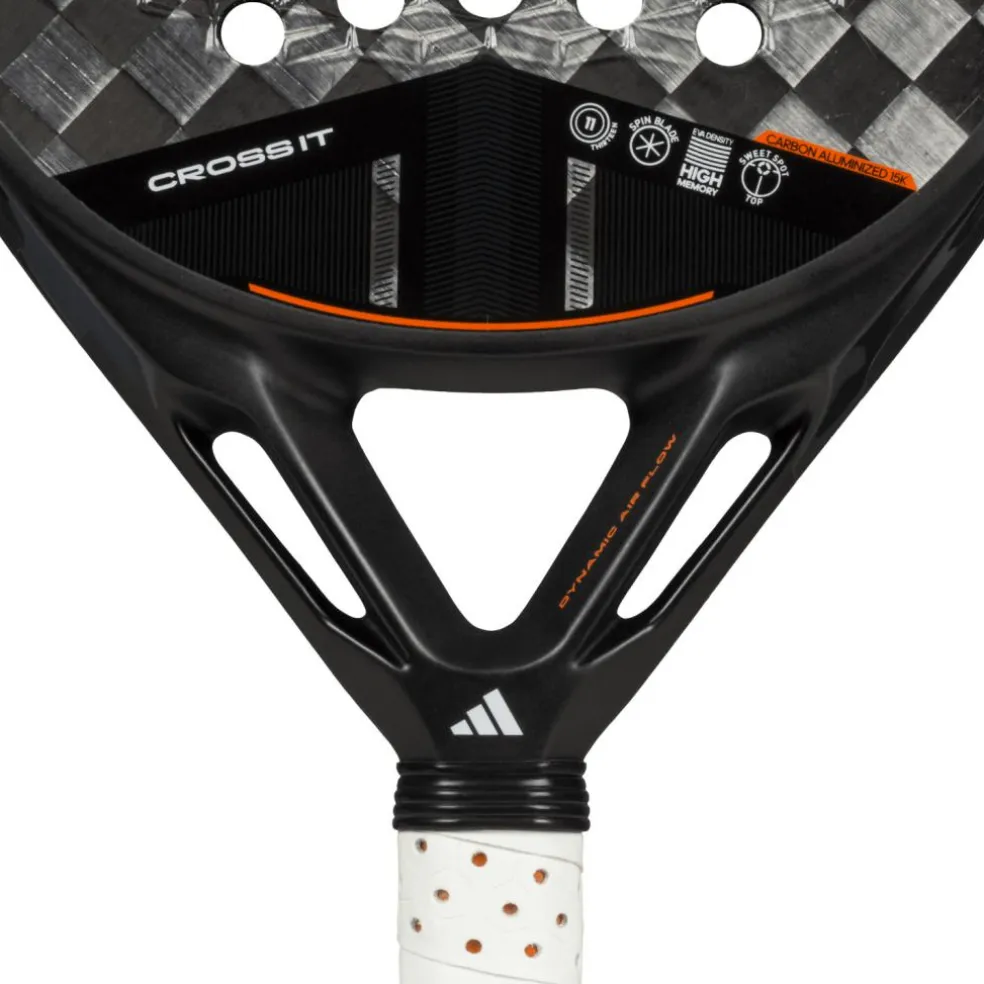 Adidas Cross IT 3.4 padel racket black solar orange white