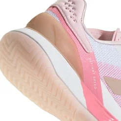 Adidas Defiant Speed 2 padelschoenen dames white pink