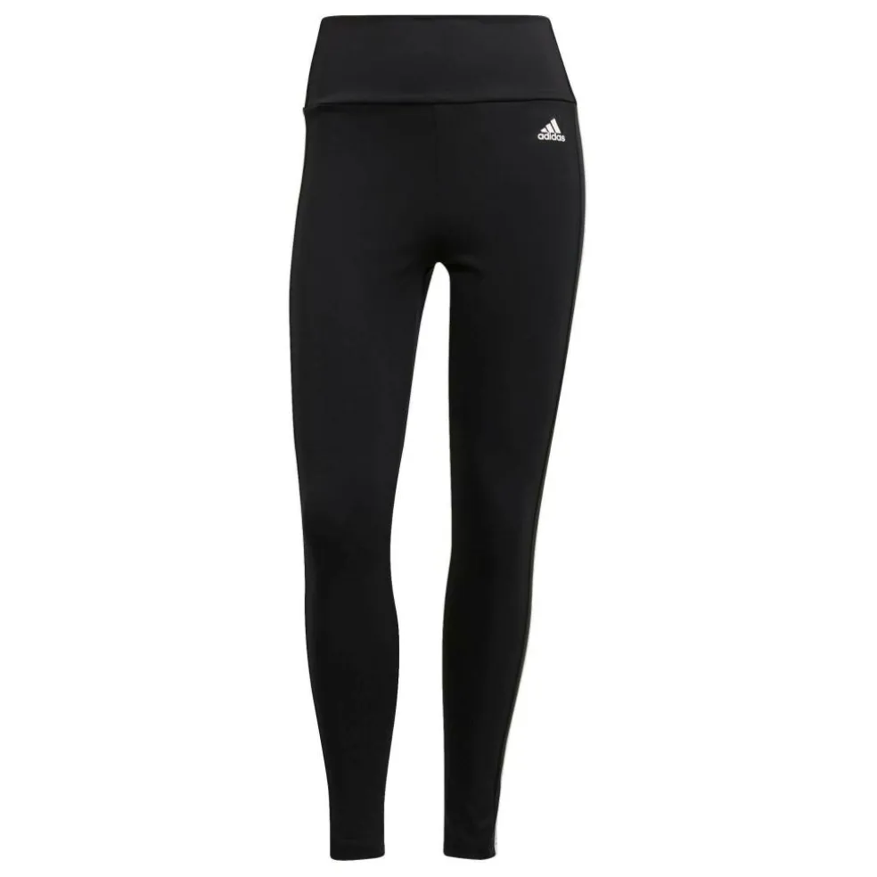 Adidas Designed To Move 3-Stripes sportlegging dames black white