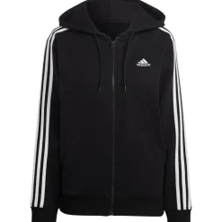 Adidas Essentials 3-Stripes French Terry vest dames black white