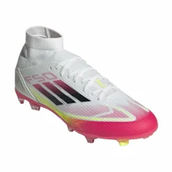 Adidas F50 League FG MG Mid voetbalschoenen heren cloud white core black solar yellow