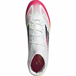 Adidas F50 League FG MG Mid voetbalschoenen heren cloud white core black solar yellow