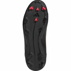 Adidas F50 League Mid FG MG voetbalschoenen junior core black iron metallic lucid red