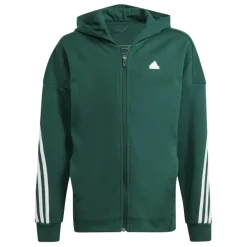 Adidas Future Icons 3-Stripes trainingsjack junior collegiate green
