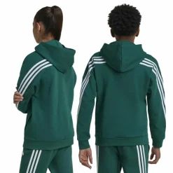 Adidas Future Icons 3-Stripes trainingsjack junior collegiate green