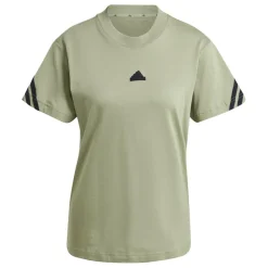 Adidas Future Icons 3-Stripes shirt dames tent green