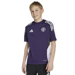 Adidas Manchester United voetbalshirt junior aurora plum