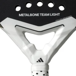 Adidas Metalbone Team Light 3.4 padel racket black tech metal white