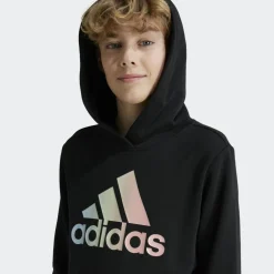 Adidas Metallic Print hoodie junior black
