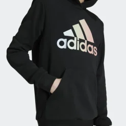 Adidas Metallic Print hoodie junior black