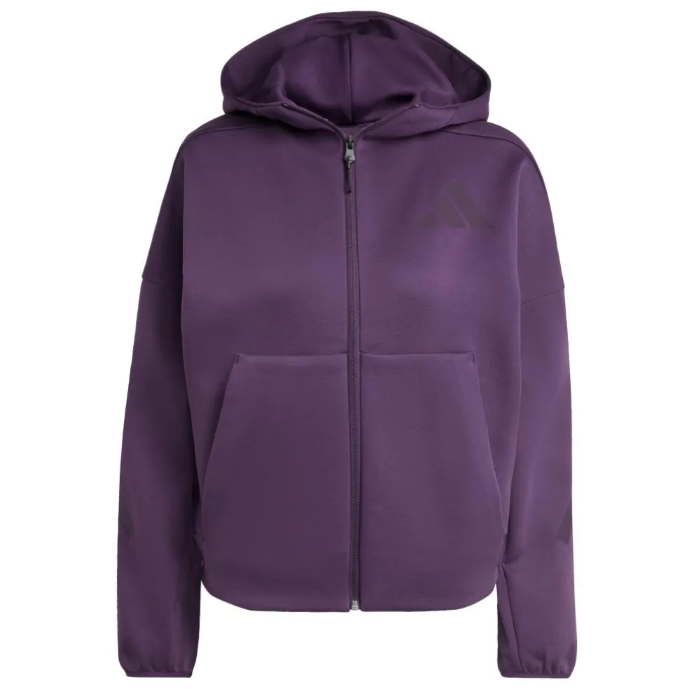 Adidas New Z.N.E trainingsjack dames aurora plum