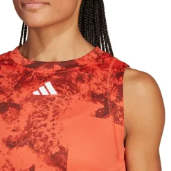 Adidas Paris Match tennis tanktop dames preloved red