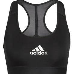 Adidas Powerreact Medium Support sport bh dames zwart