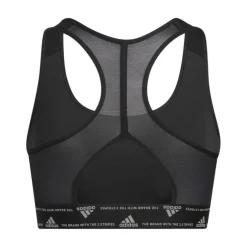 Adidas Powerreact Medium Support sport bh dames zwart