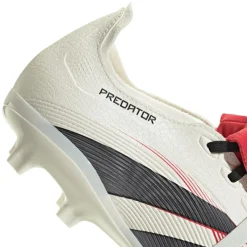 Adidas Predator League FG MG voetbalschoenen off white core black pure ruby