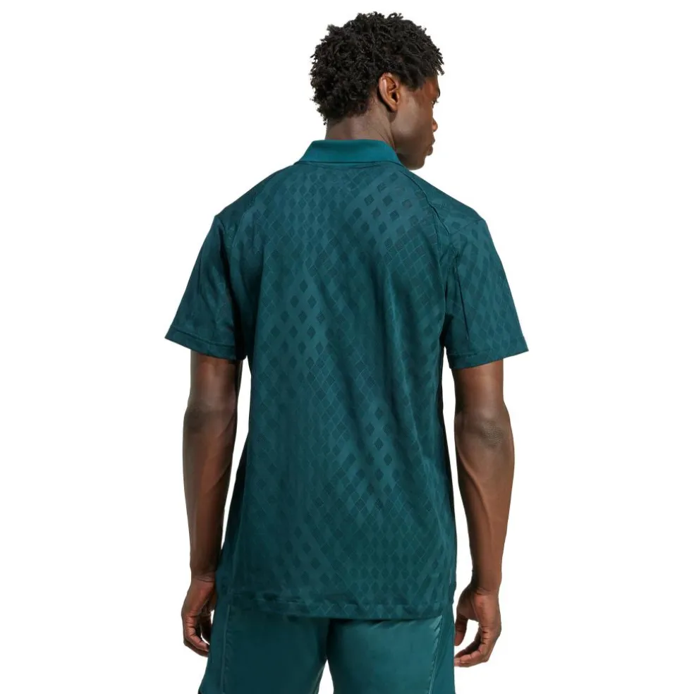 Adidas Pro Climacool + Freelift tennisshirt heren aurora ivy