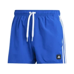 Adidas 3-Stripes CLX zwembroek heren royal blue white