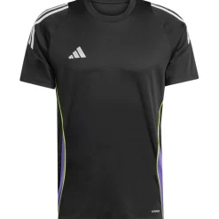 Adidas Tiro 24 voetbalshirt heren black purple rush