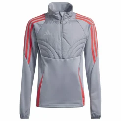 Adidas Tiro 24 Winterized trainingsshirt junior light onix shock red