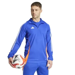 Adidas Tiro trainingsshirt heren 24 lucid blue white app solar red