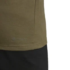 Adidas Train Essentials Seasonal Logo trainingsshirt  heren olive strata