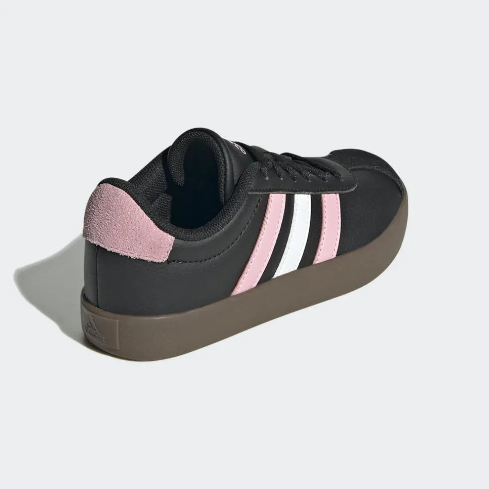 Adidas VL Court 3.0 schoenen junior core black true pink white