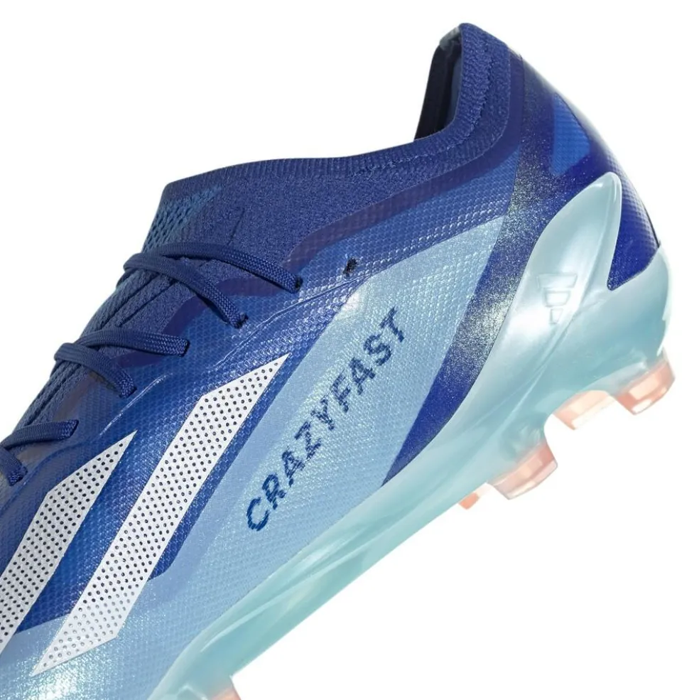 Adidas X Crazyfast.1 FG voetbalschoenen bright royal cloud white solar red