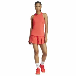 Adidas Y-Tank tennis tanktop dames semi lucid red