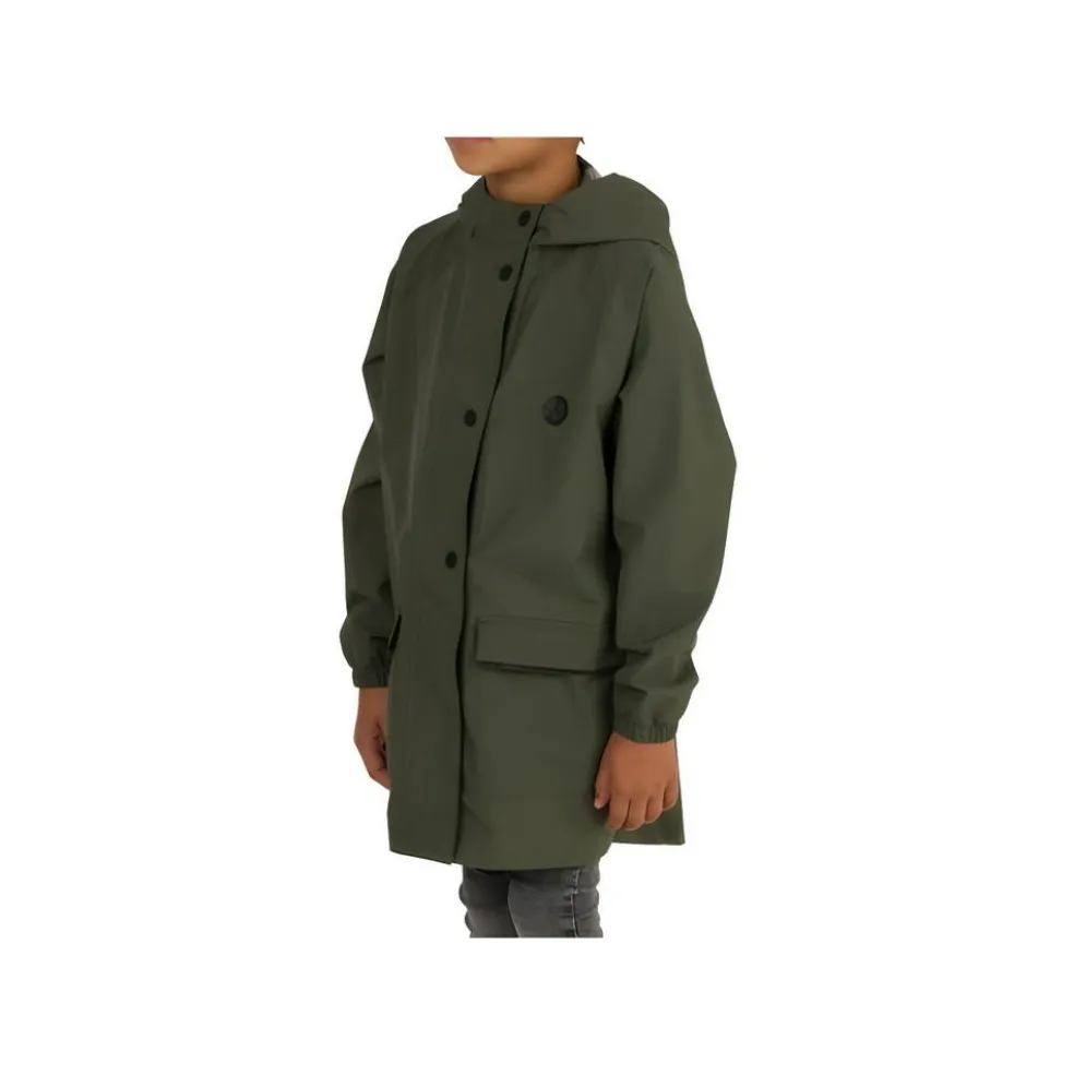 Agu Go Kids Parka Essential regenjas junior army green - 122 - 128