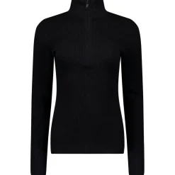 Airforce Ruby Ribbed skipully dames true black white