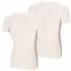 Apollo Bamboo O-hals shirt heren white 2-pack