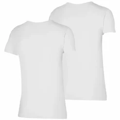 Apollo Bamboo V-hals shirt heren white 2-pack