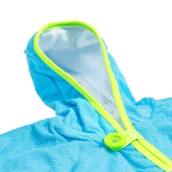 Aqua Sphere Baby Towel strandponcho fluo green light blue