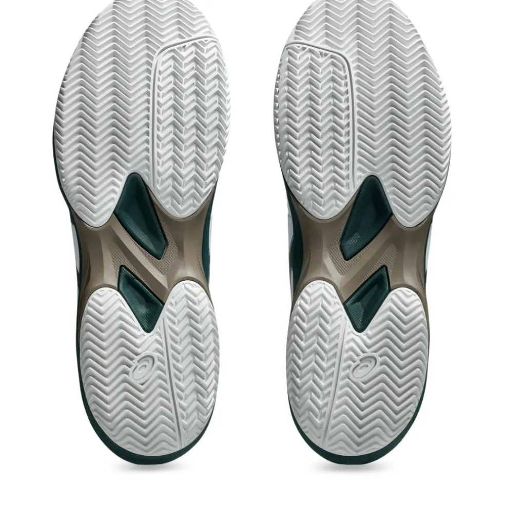 Asics Game FF Clay/OC tennisschoenen heren white saxon green