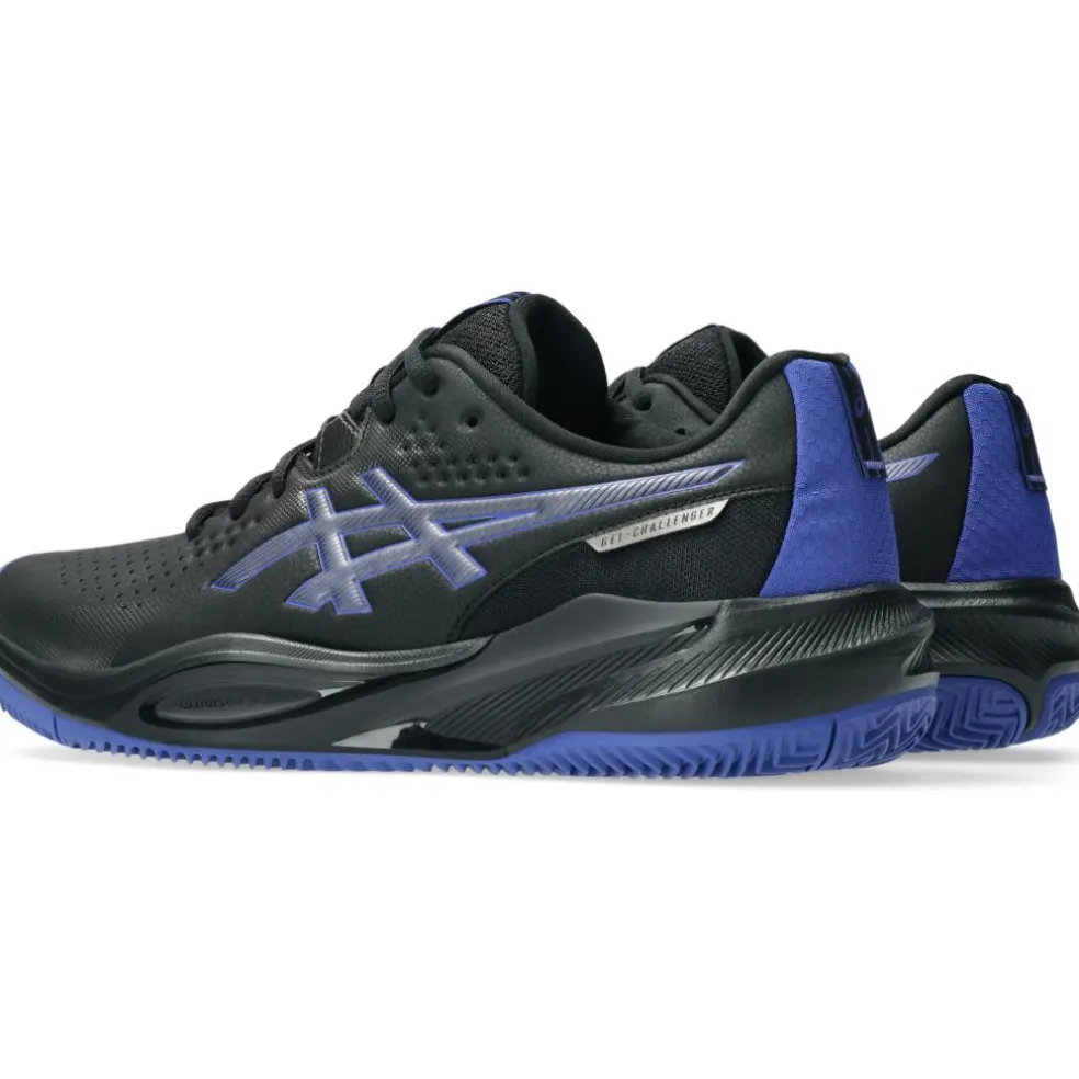 Asics GEL-CHALLENGER 15 CLAY tennisschoenen heren black dark cobalt
