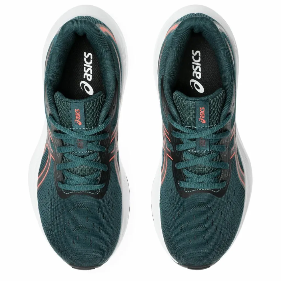Asics Gel-Cumulus 26 GS hardloopschoenen junior saxon green coral reef