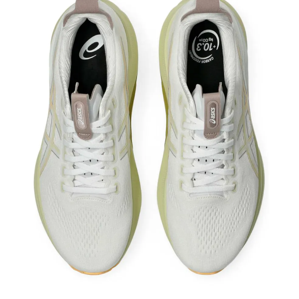 Asics GEL-KAYANO 32 hardloopschoenen heren white orange glow