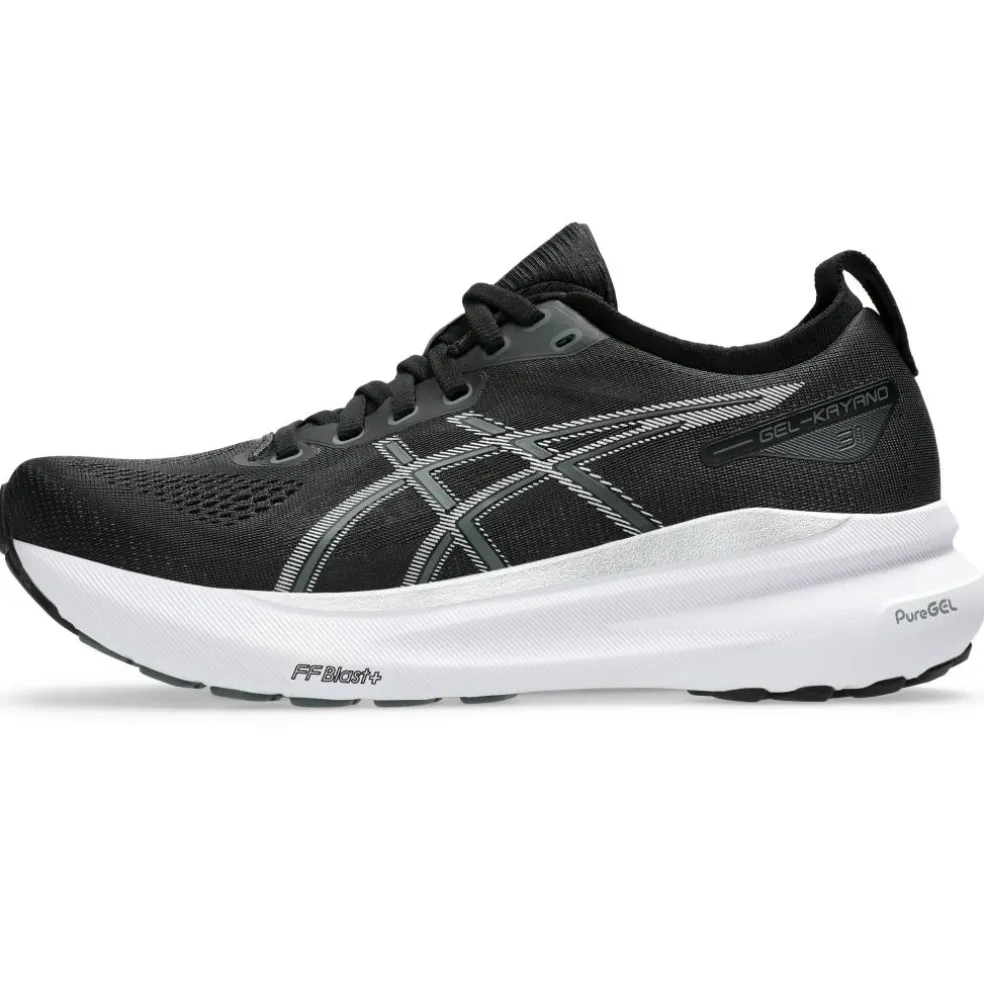 Asics Gel-Kayano 31 hardloopschoenen dames black pure silver