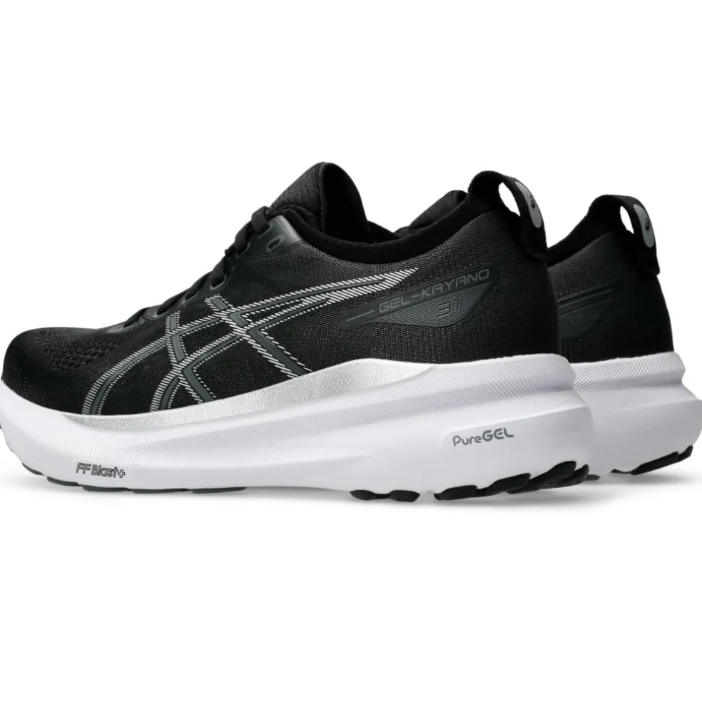 Asics Gel-Kayano 31 hardloopschoenen dames black pure silver